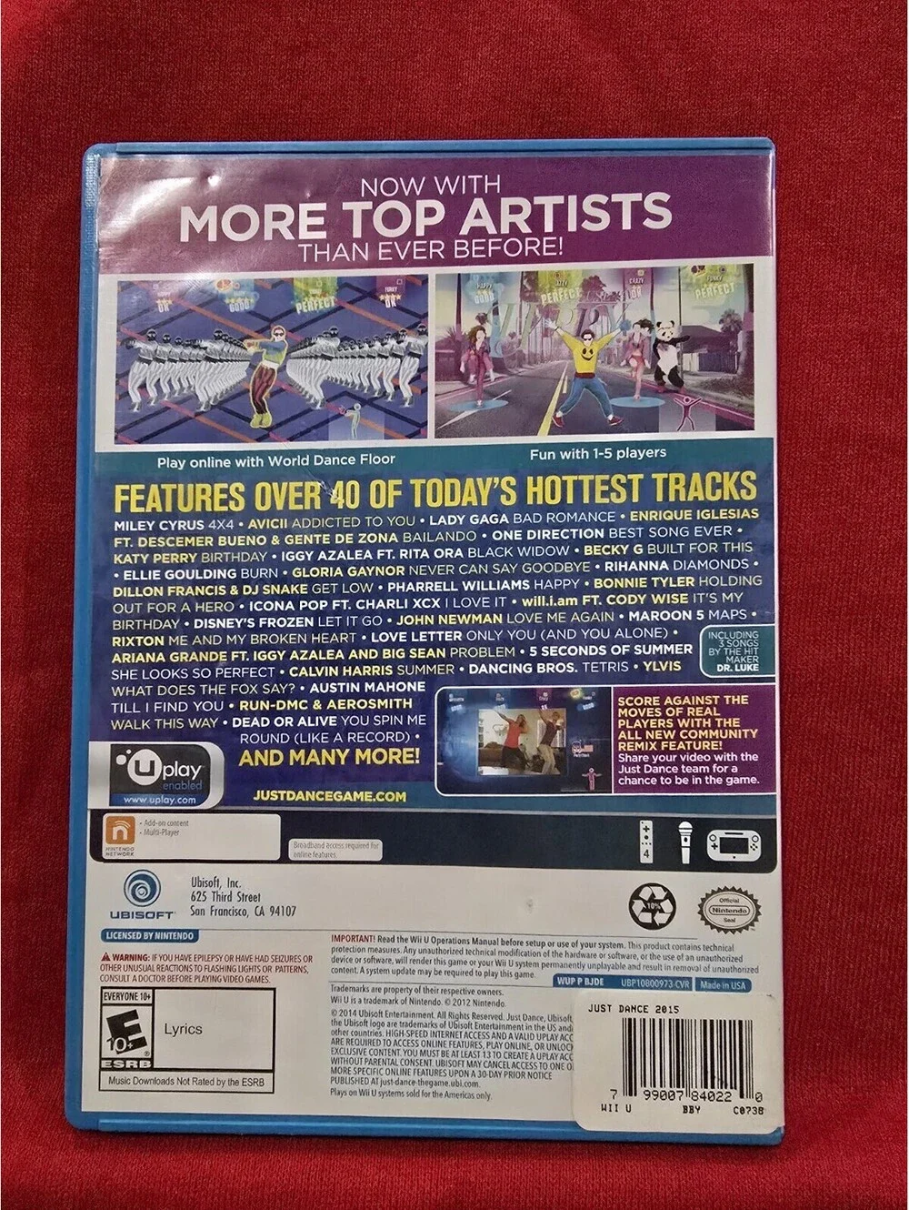Just Dance 2015 (Nintendo Wii U, 2014)